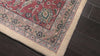 Ivory 8'8''x12'4'' Agra Traditional Botanical Plush Pile Hand Knotted Wool Oriental Area Rug