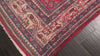 Coral Ivory 3'8''x10 Kurdish Bidjar Herati Traditional Geometric Paisley Vintage Vegetable Dyes Hand Knotted Wool Oriental Area Rug