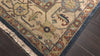Rust Gold 8'2''x9'10'' Heriz Traditional Medallion Hand Knotted Wool Oriental Area Rug