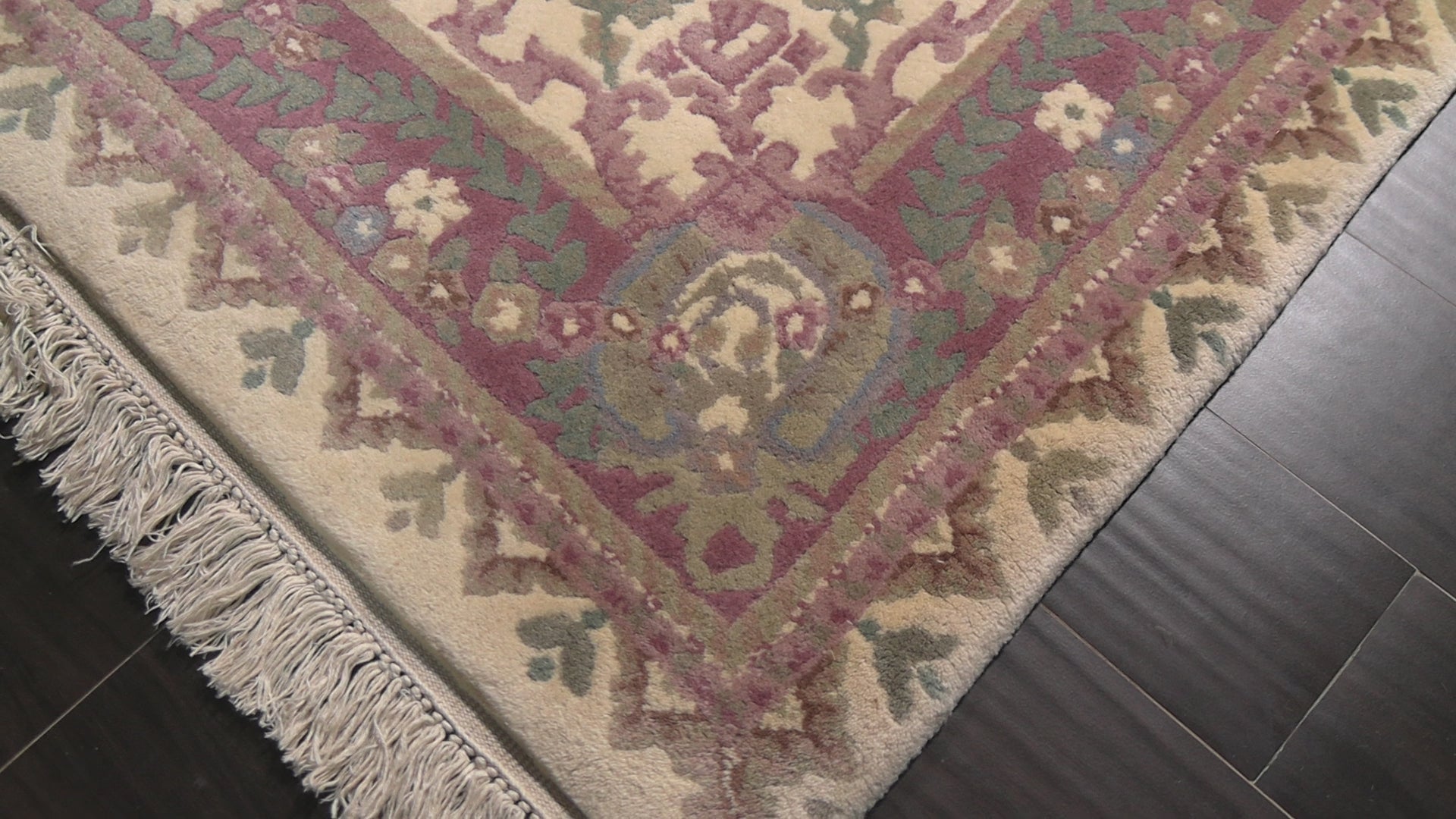 Ivory 6x9 Kerman Traditional Plush Pile Silky Sheen Hand Knotted New Zealand Wool Oriental Area Rug