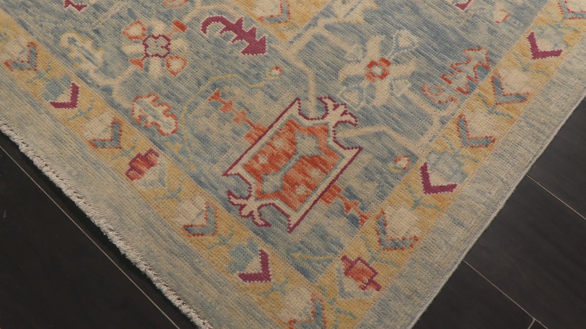 Aqua Beige 9'1''x11'9'' Peshawar Traditional Arts & Crafts Hand Knotted Wool Oriental Area Rug