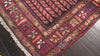 Red Charcoal 4'10''x10'3'' Hamadan Traditional Medallion Vintage Vegetable Dyes Hand Knotted Wool Oriental Area Rug