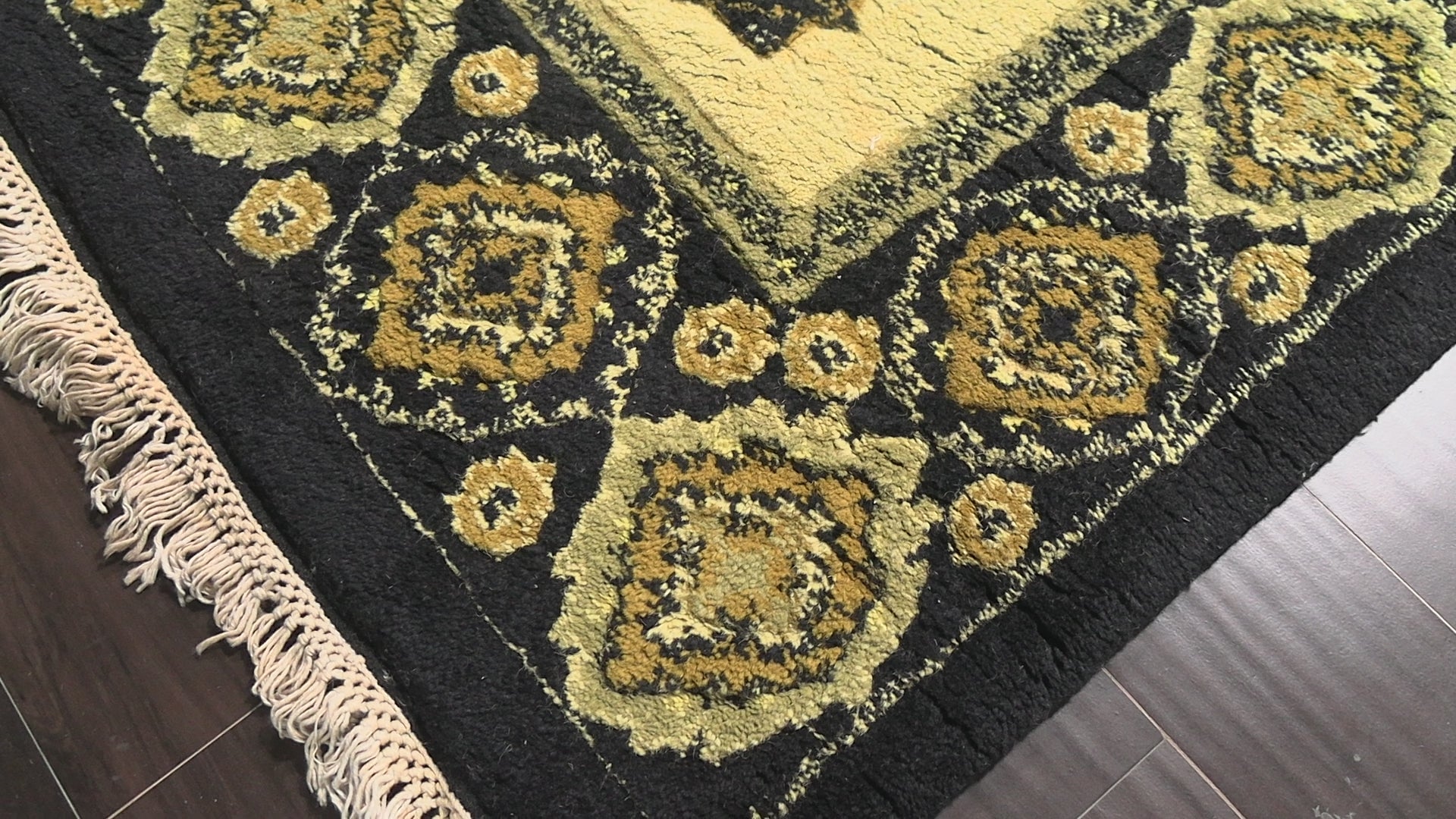 Citrus 6x9 Heriz Arts & Crafts/Mission Plush Pile Hand Knotted Wool Oriental Area Rug
