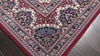 Red 6'1''x9'2'' Pak Persian Traditional Medallion 250 KPSI Hand Knotted Wool & Silk Oriental Area Rug