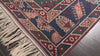 Red 6'7''x9'8'' Shirvan Tribal Geometric Vintage Hand Knotted Wool Oriental Area Rug