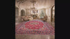 LoomBloom Traditional Red Wool Area Rug Tabriz Design Hand Knotted 9'5''x12'1"