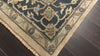 Beige Slate 7'11''x9'10'' Oushak Transitional Hand Knotted Wool Oriental Area Rug