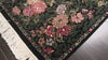 Black 6'1''x9 Aubusson Savonnerie Traditional 300 KPSI French Floral Hand Knotted Wool Oriental Area Rug