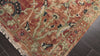 Burnt Orange 6'x9' Oushak Arts & Crafts Erased Pattern Hand Knotted Wool Oriental Area Rug