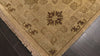 Light Gold Tan 8'10''x11'10'' Agra Transitional High Sheen Hand Knotted Wool Oriental Area Rug