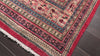 Tomato Red 7'9''x11'3'' Persian Boteh Traditional Pictorial Low Pile Low Odor Hand Knotted Wool Oriental Area Rug