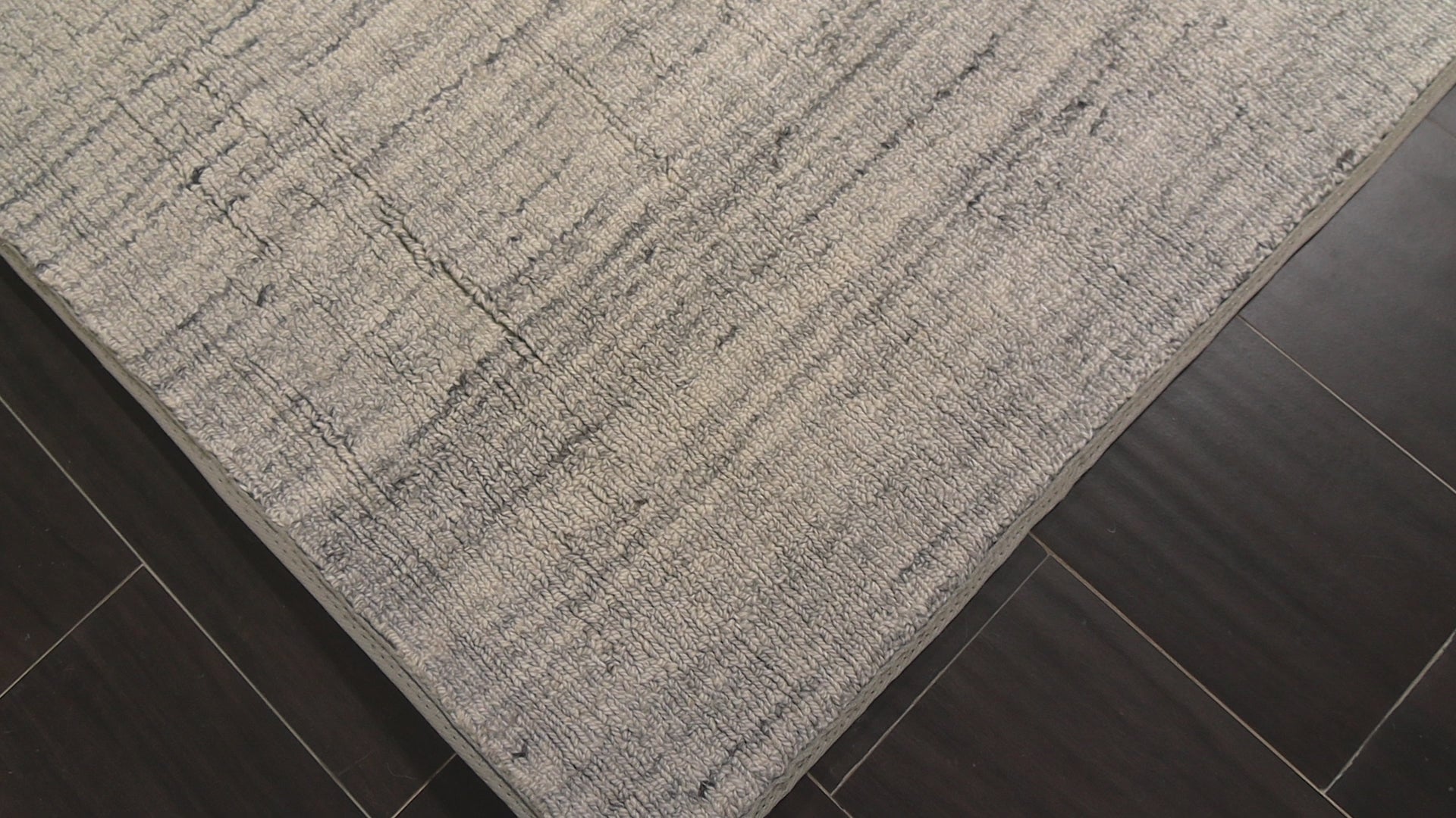 Ivory Gray Multi Size Rug Contemporary Hand Loomed Wool Oriental Area Rug