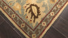 Beige Slate 8x9'10'' Tibetan Traditional Arts & Crafts Plush Pile Michaelian & Kohlberg Hand Knotted Wool Oriental Area Rug