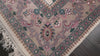 Ivory 5'10''x9'6'' Indo Persian Traditional Pictorial Plush Pile Velvety Soft Silky Sheen Hand Knotted Wool Oriental Area Rug