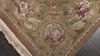 Beige 5'6''x8'6'' Aubusson Savonnerie Traditional European Classic Design Hand Woven Wool Oriental Area Rug