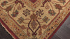 Rust Light Gold 7'10''x10'1'' Oushak Traditional Arts & Crafts Antique Finish Hand Knotted Wool Oriental Area Rug