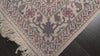 Ivory 5'6''x8'6'' Oushak Arts & Crafts 150 KPSI Hand Knotted Wool Oriental Area Rug