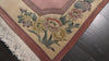 Rose 5'6''x8'6'' French Aubusson Savonnerie Traditional Sculpted Pile Silky Sheen Velvety Soft Master Weaver Signed Hand Knotted Wool Oriental Area Rug