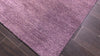 Aubergine Multi Size Modern & Contemporary Plush Pile Solid Grainy Texture Hand Woven 100% Wool Oriental Area Rug