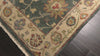 Teal Green 5'10''x8'10'' Oushak Traditional Arts & Crafts Hand Knotted Wool Oriental Area Rug