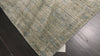 Beige Gray 8'3''x9'11'' Oushak Distressed Transitional Floral Hand Loomed Wool Bamboo Silk Oriental Area Rug