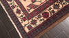 Rusty Red 3'9''x11'1'' Kurdish Hamadan Traditional Geometric Tribal Vintage Vegetable Dyes Hand Knotted Wool Oriental Area Rug