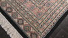 Black 8'2''x10'5'' Bokhara Traditional 200 KPSI Hand Knotted Wool Oriental Area Rug
