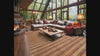 LoomBloom 8'10''x12' Contemporary Gold Oriental Area Rug with Tibetan Silk & Hemp Texture