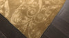 Tone on Tone Gold 7'6''x9'10'' Tibetan Transitional Hand Knotted Wool Bamboo Silk Oriental Area Rug