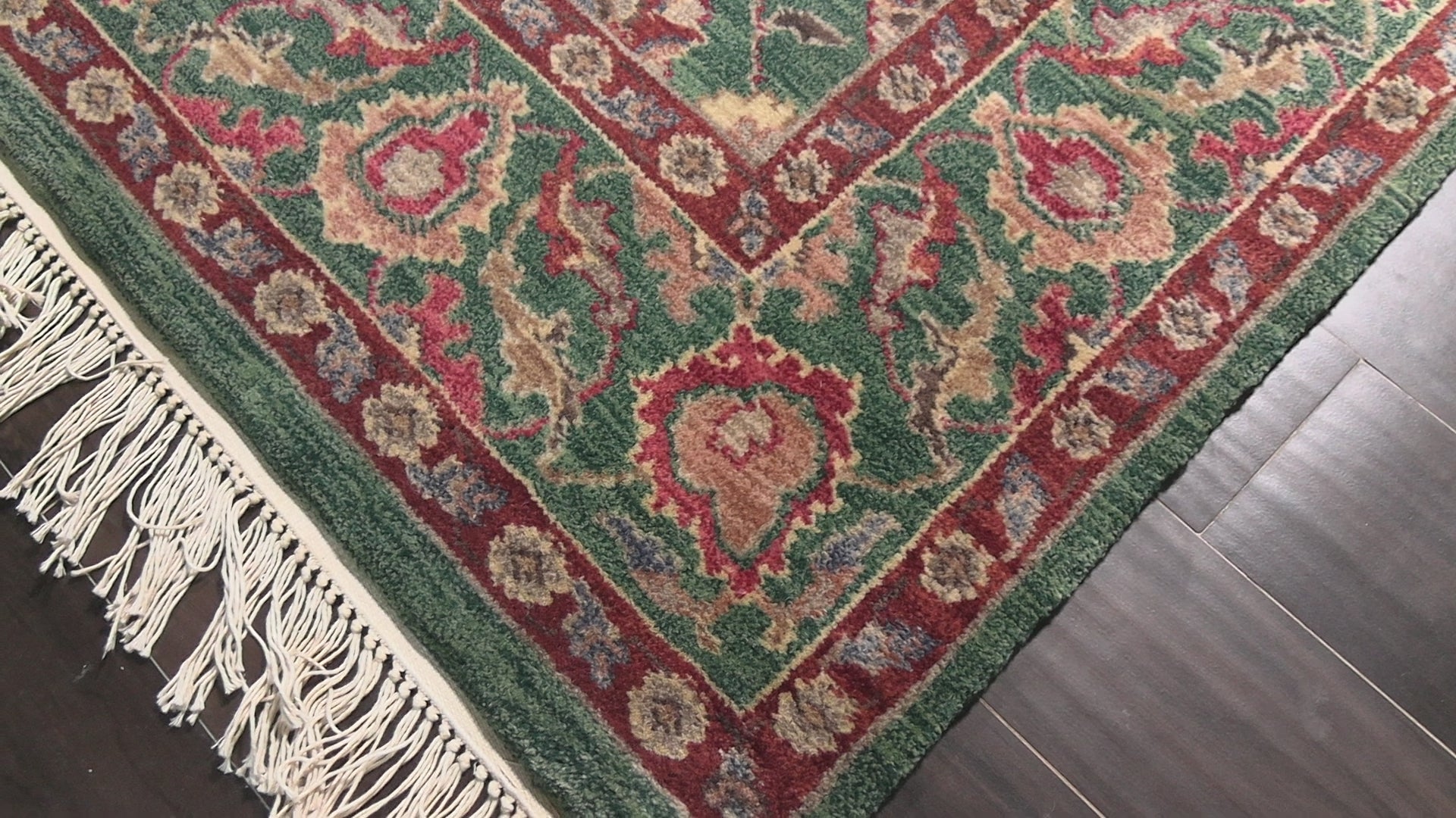 Teal 6x9 Oushak Traditional Plush Pile Silky Sheen Super Soft Hand Knotted New Zealand Wool Pande Cameron Oriental Area Rug