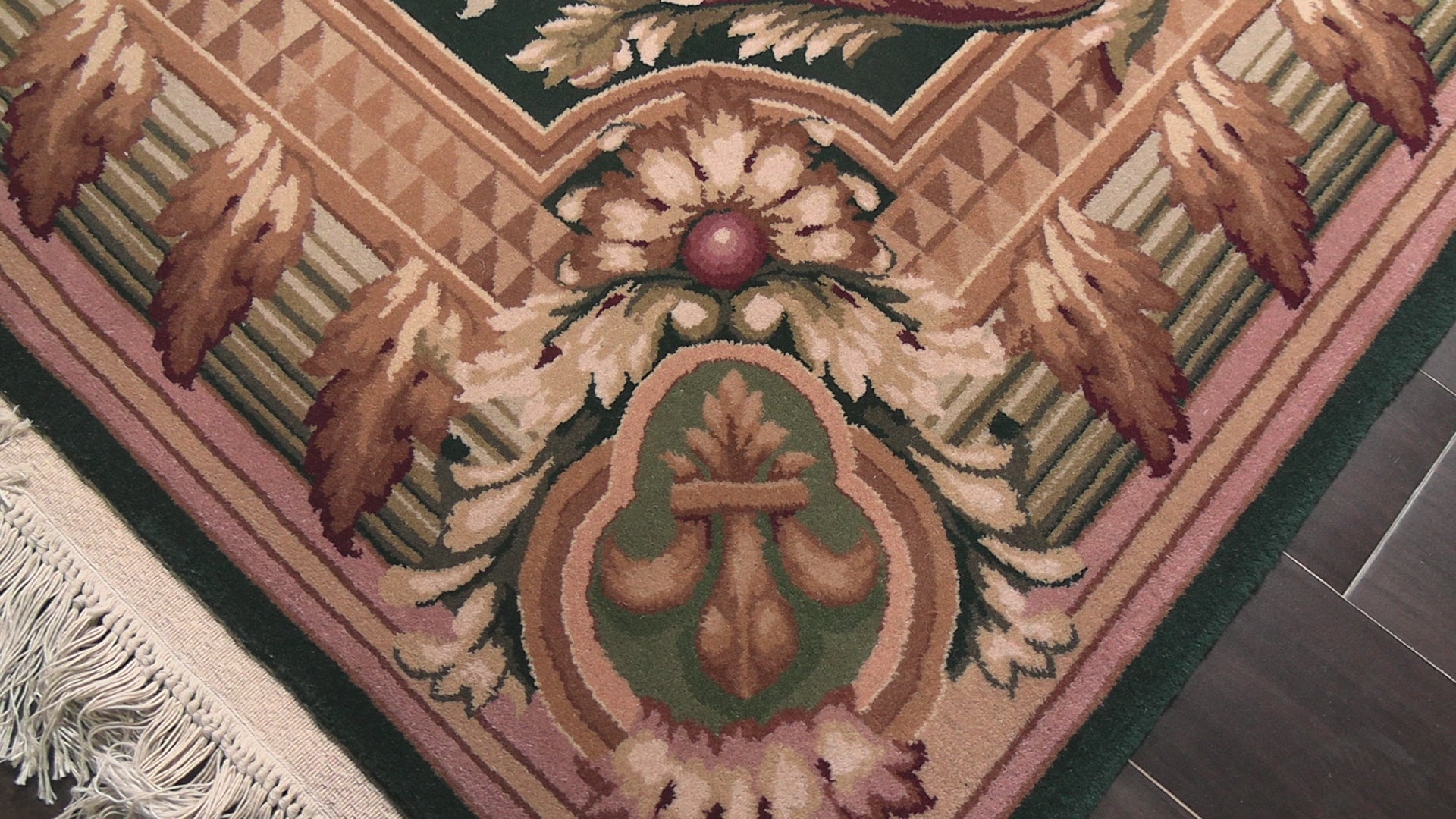 Emerald 8'1''x10'2'' French Aubusson Savonnerie Traditional French Classic 250 KPSI Asmara Hand Knotted Wool Oriental Area Rug