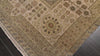 Gray 7'10''x9'9'' Tibetano Hand Knotted Wool Agra Traditional Tibetano Hand Knotted Wool Oriental Area Rug