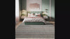 LoomBloom 8'1''x10'2" Transitional Gray Oriental Area Rug with Geometric Wool Texture