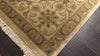 Beige Rose 8'1''x10'6'' Oushak Transitional 150 KPSI Silky Sheen Hand Knotted New Zealand Wool Oriental Area Rug