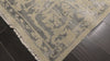 Beige Gray 8x10'1'' Oushak Modern Contemporary Hand Knotted Wool Bamboo Silk Oriental Area Rug