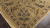 Gold Brown 7'11''x9'9'' Oushak Transitional Hand Knotted Wool Oriental Area Rug