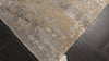Ivory Silver 8x9'11'' Sherpa Tibetan Modern Contemporary Hand Knotted Wool Bamboo Silk Oriental Area Rug