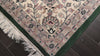Emerald 7'8''x10 Indo Kashan Traditional Vase Vintage Hand Knotted Wool Oriental Area Rug