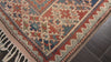 Burnt Orange 6'6''x9'8'' Caucasian Kazak Traditional Medallion Tribal Hand Knotted Wool Oriental Area Rug