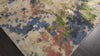 Beige 6'x9'1'' Indo Tibetan Modern Contemporary Abstract Hand Knotted Wool Oriental Area Rug