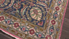 Antique Rose 12x17'8'' Sarouk Traditional Botanical 300 KPSI Hand Knotted Wool Oriental Area Rug