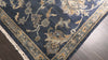 Navy Gray 6x8'11'' Oushak Traditional Hand Knotted Viscose Oriental Area Rug