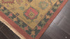 Rose Gold 7'11''x9'10'' Soumak Traditional Arts & Crafts Reversible Hand Knotted Wool Oriental Area Rug