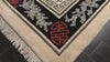 Ivory 6x9 Chinese Art Deco Traditional Plush Pile Velvety Soft Silky Sheen Greek Key Hand Knotted New Zealand Wool Oriental Area Rug