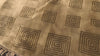 Tan Brown 8x8 Round Tibetan Modern Contemporary High Sheen Hand Knotted New Zealand Wool Oriental Area Rug