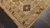 Gold Tan 7'9''x10'1'' Agra Transitional Hand Knotted Wool Oriental Area Rug