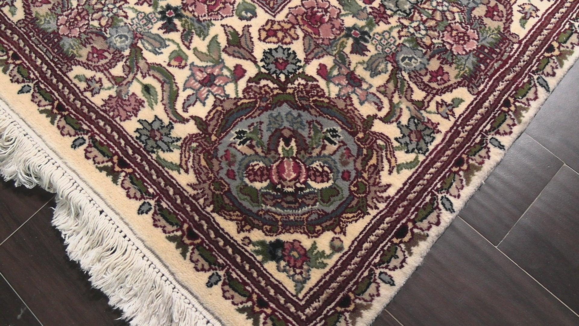 Ivory 6x9 French Aubusson Savonnerie Traditional Plush Pile Silky Sheen Hand Knotted New Zealand Wool Oriental Area Rug