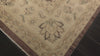 Taupe Ivory 8'10''x11'8'' Superfine Chobi Peshawar Transitional Hand Knotted Wool Oriental Area Rug