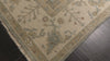 Gray Slate 5'11''x8'10'' Oushak Washed Out Transitional Hand Knotted Wool Oriental Area Rug