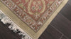 Beige 7'11''x10'1'' Oushak Traditional Hand Knotted Wool Oriental Area Rug